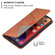 Rhombus Texture Horizontal Flip Magnetic Leather Case with Holder & Card Slots for iPhone 13 Pro Max - Brown