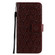 Pressed Printing Rattan Flower Pattern Horizontal Flip PU Leather Case with Holder & Card Slots & Wallet & Photo Frame for iPhone 13 Pro Max - Brown