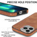Skin-Feel Electroplating TPU Shockproof Phone Casefor iPhone 13 Pro Max - Brown