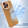 Hollow Heat Dissipation TPU Phone Casefor iPhone 13 Pro Max - Brown