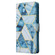 Marble Bronzing Stitching Horizontal Flip PU Leather Case with Holder & Card Slots & Wallet & Photo Frame for iPhone 13 Pro Max - Blue