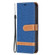 Color Matching Denim Texture Horizontal Flip Leather Case with Holder & Card Slots & Wallet & Lanyard for iPhone 13 Pro Max - Royal Blue