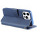 AZNS Calf Texture Horizontal Flip Leather Case with Holder & Card Slots & Wallet & Photo Frame for iPhone 13 Pro Max - Blue