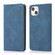 Strong Magnetic Crazy Horse Texture Horizontal Flip Leather Case with Holder & Card Slots & Wallet for iPhone 13 Pro Max - Blue