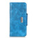 Crazy Horse Texture Magnetic Buckle Horizontal Flip Leather Case with Holder & 6-Card Slots & Wallet for iPhone 13 Pro Max - Blue