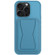 Leather Card Holder TPU Phone Casefor iPhone 13 Pro Max - Light Blue