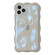 Wave Bubbles TPU Phone Casefor iPhone 13 Pro Max - Clear Glitter Blue