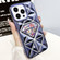 Diamond Electroplated Diamond Paper Phone Casefor iPhone 13 Pro Max - Blue