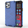 Shockproof Honeycomb PC + TPU Protective Case for iPhone 13 Pro Max - Blue