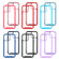 Starry Sky Solid Color Series Shockproof PC + TPU Protective Case for iPhone 13 Pro Max - Light Blue