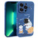 Astronaut Pattern Frosted TPU Phone Casefor iPhone 13 Pro Max - Blue