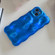 Wave Bubbles TPU Phone Casefor iPhone 13 Pro Max - Blue