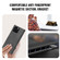 Magnetic Napa Texture Leather Phone Case with Holderfor iPhone 13 Pro Max - Black