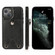 Shockproof PU Leather + TPU Protective Case with Card Slot & Lanyard for iPhone 13 Pro Max - Black
