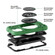 Shield PC Hybrid Silicone Phone Casefor iPhone 13 Pro Max - Dark Green+Black