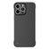 Frameless Metallic Paint Hybrid PC Phone Casefor iPhone 13 Pro Max - Matte Black