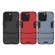 PC + TPU Shockproof Protective Case with Invisible Holder for iPhone 13 Pro Max - Black