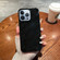 Solid Color Wave Texture TPU Phone Casefor iPhone 13 Pro Max - Black