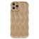 Wave Texture Bright TPU Phone Casefor iPhone 13 Pro Max - Khaki