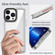 Transparent Acrylic + TPU Shockproof Phone Casefor iPhone 13 Pro Max - Transparent