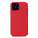 Solid Color Liquid Silicone Shockproof Protective Case for iPhone 13 Pro Max - Carmine