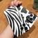 Frosted TPU Phone Casefor iPhone 13 Pro Max - Zebra Texture
