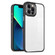 Cat-eye Electroplating TPU + Acrylic Phone Case for iPhone 13 Pro - Black