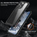 Transparent PC + TPU Shockproof Phone Case for iPhone 13 Pro - Black