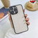 6D Electroplating TPU Clear Phone Case for iPhone 13 Pro - Black