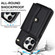 RFID Card Slot Phone Case with Long Lanyard for iPhone 13 Pro - Black