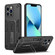 Variety Brave Armor Finger Loop Holder Phone Case for iPhone 13 Pro - Black