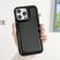 Car Painted Airbag TPU Phone Case for iPhone 13 Pro - Black