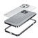 Metal Frame Frosted Case for iPhone 13 Pro - Black