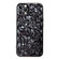 Electroplated 3D Stone Texture TPU Phone Case for iPhone 13 Pro - Black