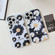 Frosted Daisy Film Phone Case for iPhone 13 Pro - Black Flower