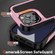 PC + TPU Shockproof Protective Phone Case for iPhone 13 Pro - Pink+Black