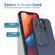 Up and Down Sliding Camera Cover Design Shockproof TPU + PC Protective Case for iPhone 13 Pro - Blue