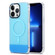 PC + TPU IMD MagSafe Magnetic Phone Case for iPhone 13 Pro - Blue