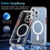 Cat-eye TPU + Acrylic Magsafe Phone Case for iPhone 13 Pro - Blue