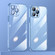 SULADA Crytal Steel Series Diamond Glass + TPU Phone Case for iPhone 13 Pro - Blue