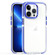 Two-color TPU Transparent PC Phone Case for iPhone 13 Pro - Blue