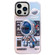 Mechanical Astronaut Pattern TPU Phone Case for iPhone 13 Pro - Blue