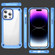 Skin Feel TPU + PC Phone Case for iPhone 13 Pro - Transparent Blue