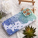 Film Craft Hard PC Phone Case for iPhone 13 Pro - Green Blue Flower