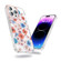 MagSafe Magnetic TPU Phone Case for iPhone 13 Pro - White Blue Flower