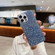 Glitter Sequins Epoxy TPU Phone Case for iPhone 13 Pro - Blue