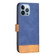 BF11 Color Matching Skin Feel Leather Phone Case for iPhone 13 Pro - Blue