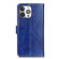 Retro Crazy Horse Texture Horizontal Flip Leather Case with Holder & Card Slots & Photo Frame & Wallet for iPhone 13 Pro - Blue