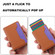 RFID Anti-theft Detachable Card Bag Leather Phone Case for iPhone 13 Pro - Brown