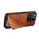Imitation Crocodile Leather Back Phone Case with Holder for iPhone 13 Pro - Brown